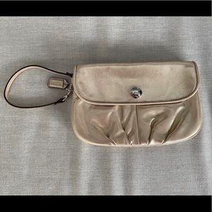 Coach clutch wristlet